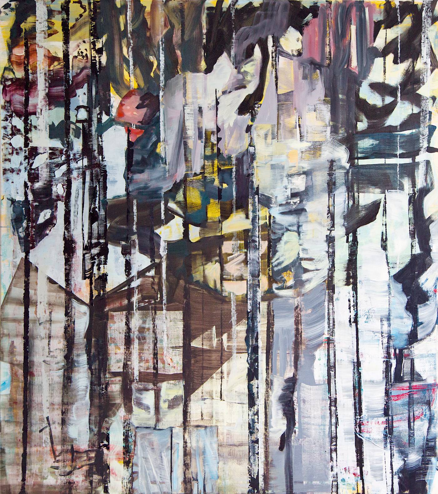 o.T.  Ölfarbe auf Baumwolle, 190 x 170 cm 2014