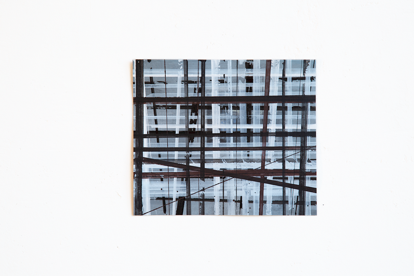 o.T. Gouache Acryl, Tusche auf Papier, 27 x 22.8 cm, 2017