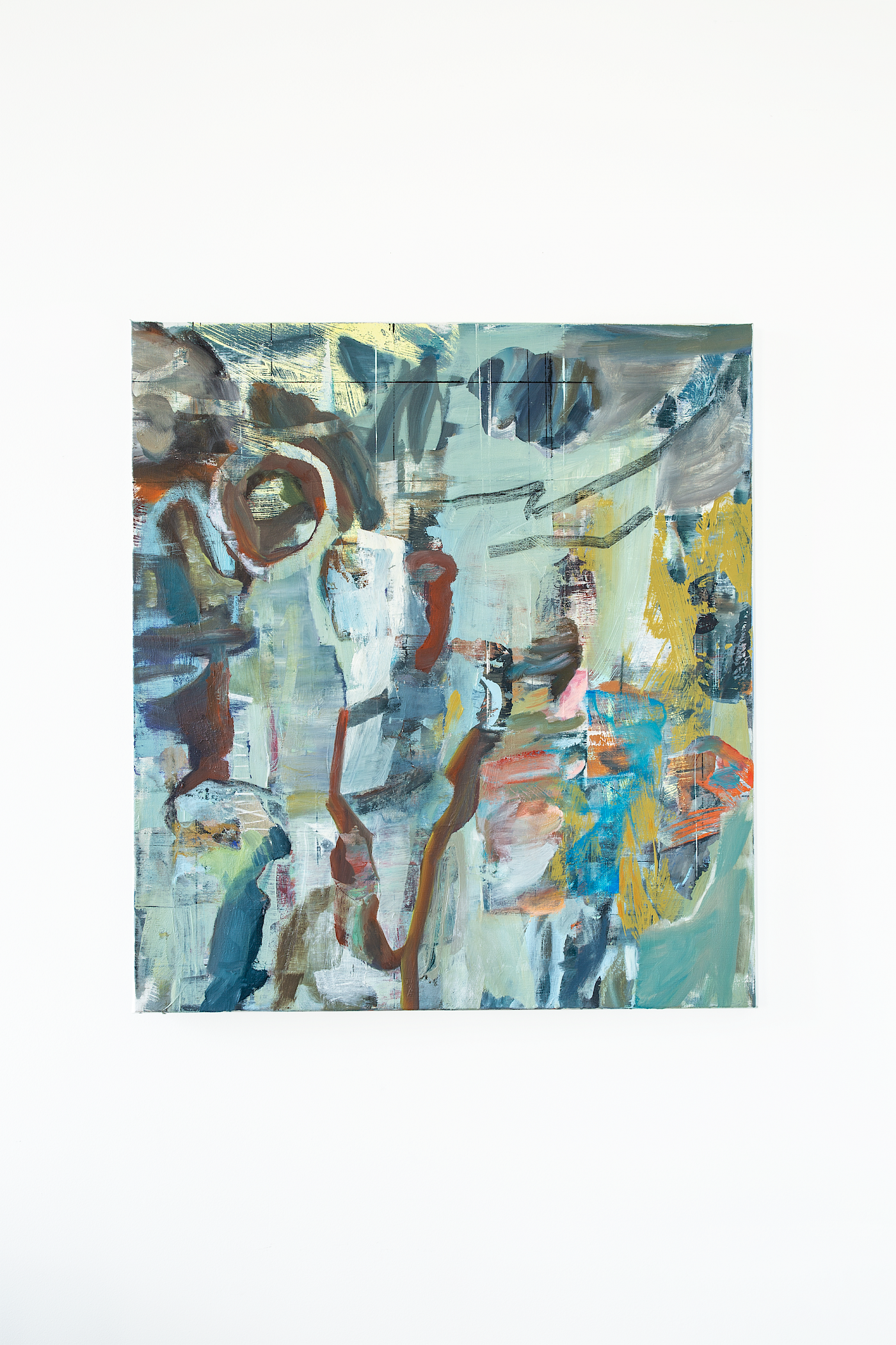 o.T.  Ölfarbe auf Leinwand, 80 x 72 cm, 2020
