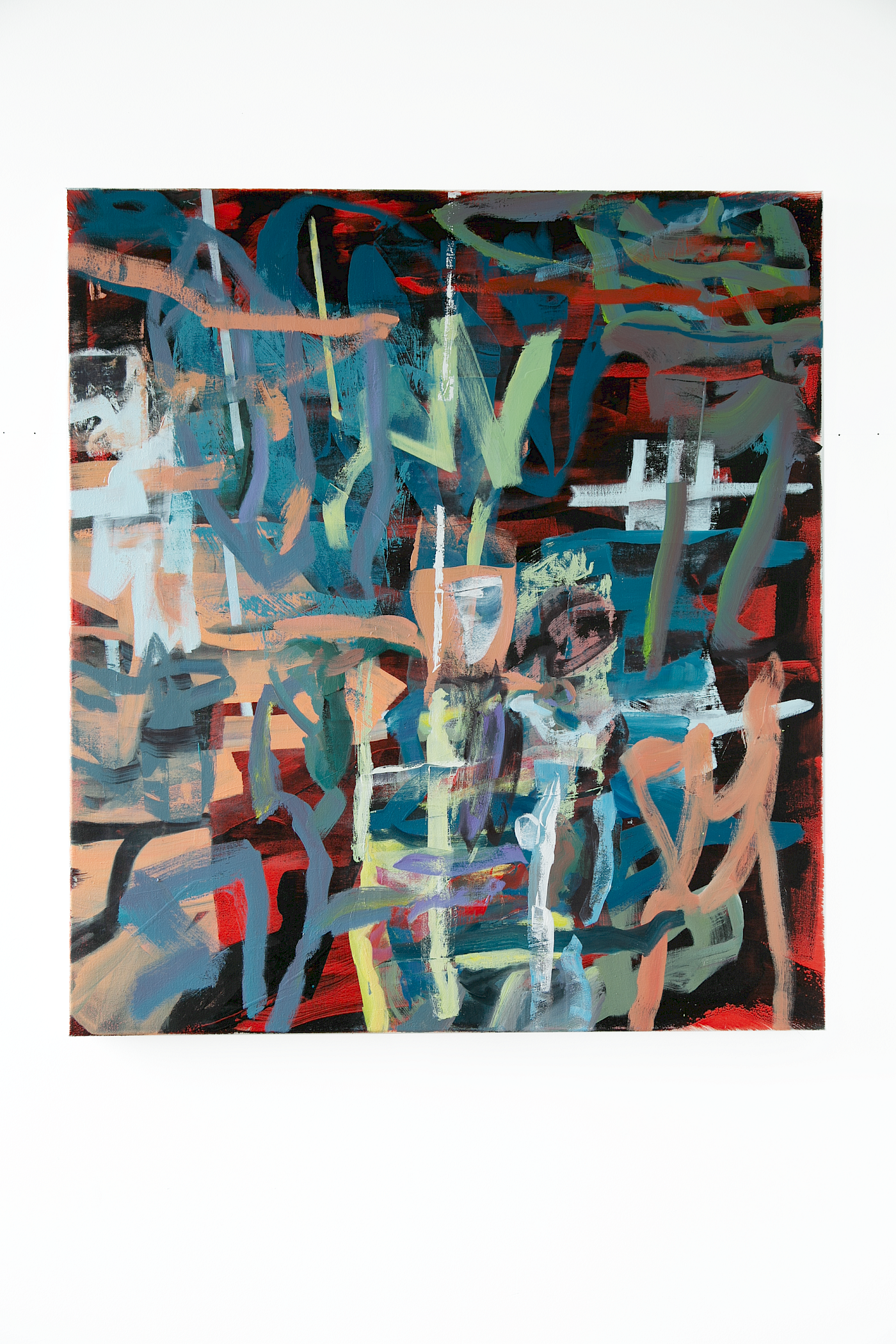 NYC ll, Ölfarbe auf Leinwand, 100 x 90 cm, 2023